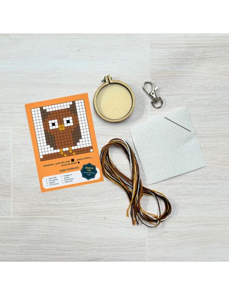Mini kit de bordado en punto de cruz - ¡Eres la más genial!