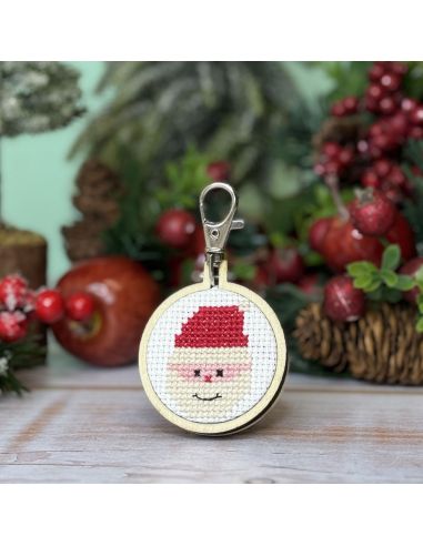 Mini kit de bordado en punto de cruz - ¡Ho Ho Ho!