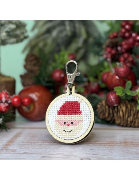 Mini kit de bordado en punto de cruz - ¡Ho Ho Ho!