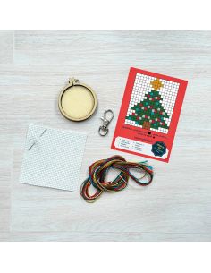 Mini kit de bordado en punto de cruz - Mi hermoso abeto 2