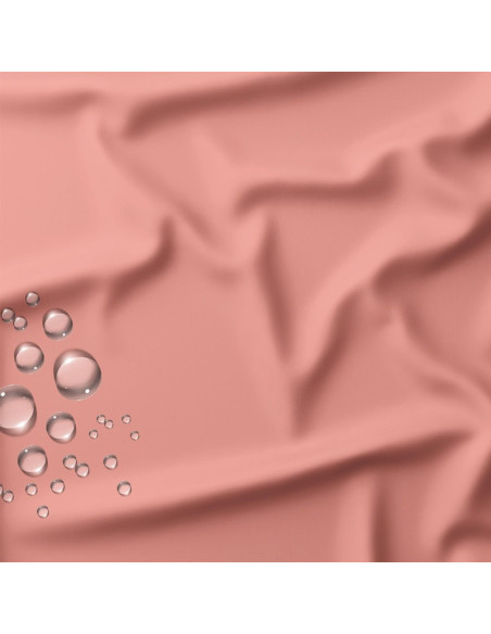 Tela de lona impermeable para chubasquero - Té rosa