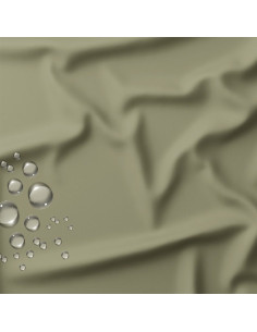 Tela de lona impermeable para chubasquero - Caqui