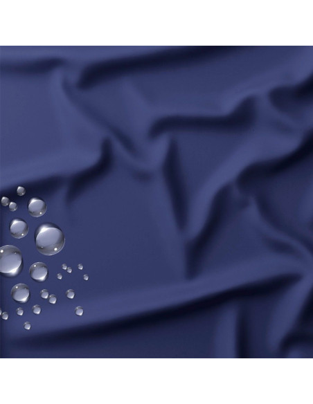 Tela de lona impermeable para chubasquero - Azul marino