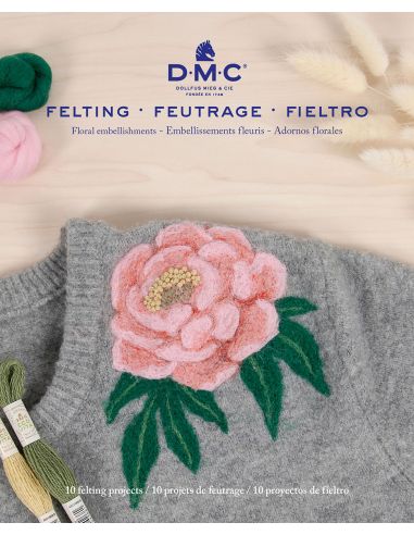 Catálogo de fieltro DMC - Adornos florales