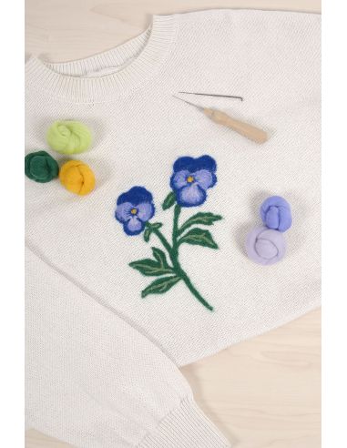 Catálogo de fieltro DMC - Adornos florales