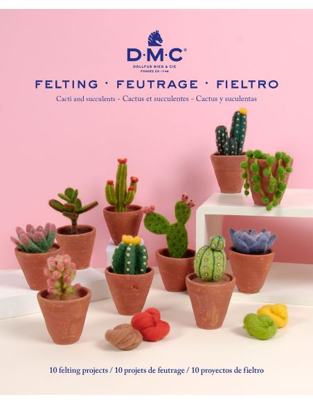 Catálogo de fieltro DMC - Cactus y suculentas