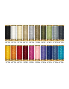 Set de 20 hilos de coser de algodón Gütermann 2