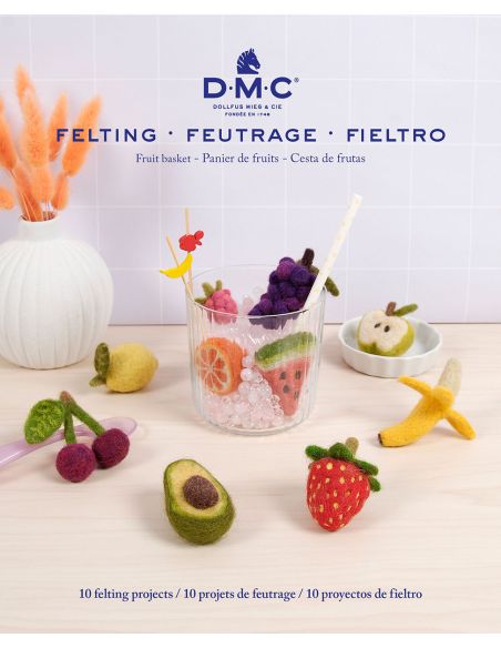 Catálogo de fieltro DMC - Cesta de frutas