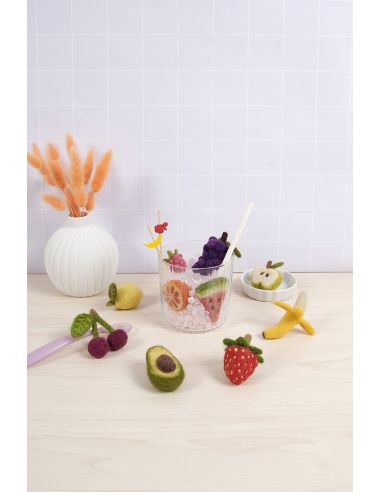 Catálogo de fieltro DMC - Cesta de frutas