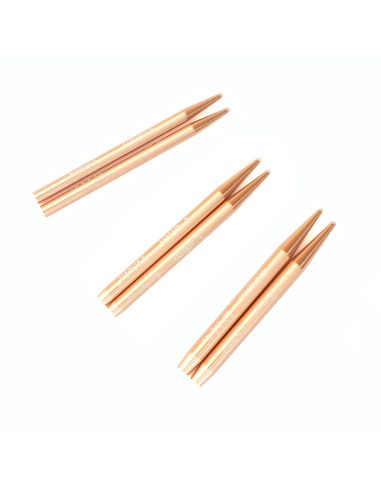 Mini puntas de agujas intercambiables oro rosa DMC