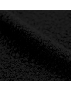 Tejido de piel rizada - Negro