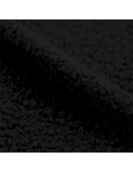 Tejido de piel rizada - Negro