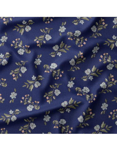 Tejido de terciopelo estampado - Lina