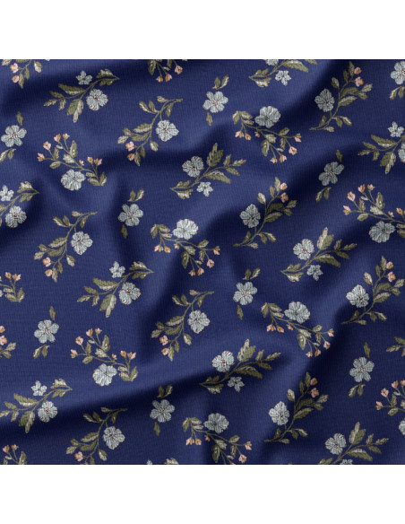 Tejido de terciopelo estampado - Lina