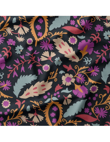 Tejido de terciopelo estampado - Alio