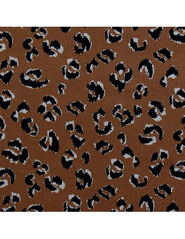 Tejido de terciopelo estampado - Fawn