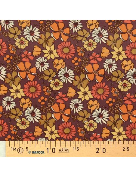 Tejido de terciopelo estampado - Azylis
