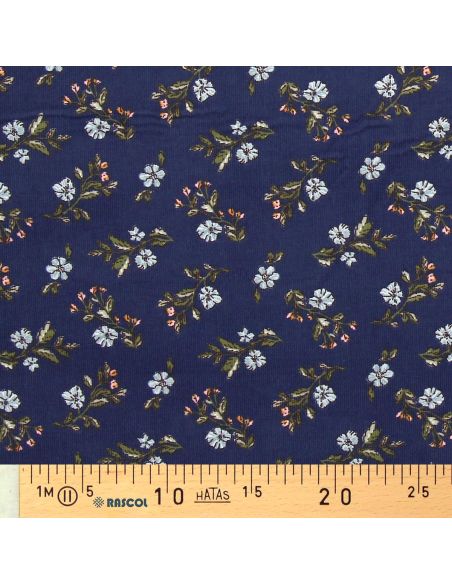 Tejido de terciopelo estampado - Lina