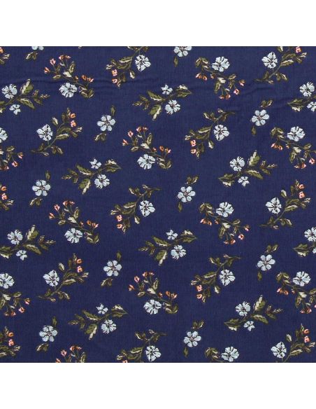 Tejido de terciopelo estampado - Lina