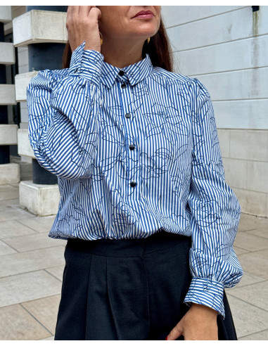 Patron de blouse-robe Albane - Clématisse Pattern