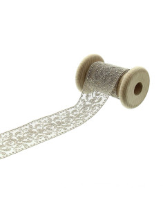 Encaje Valenciennes - Beige
