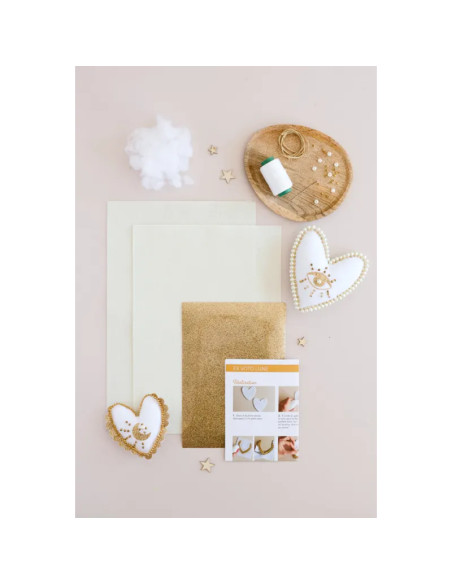 Mi decoración navideña de fieltro: Dúo de exvotos mágicos