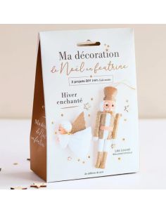 Mi decoración navideña de fieltro: Dúo invierno encantado
