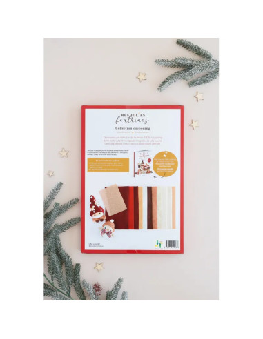 Kit de fieltro de Navidad - Colección acogedora
