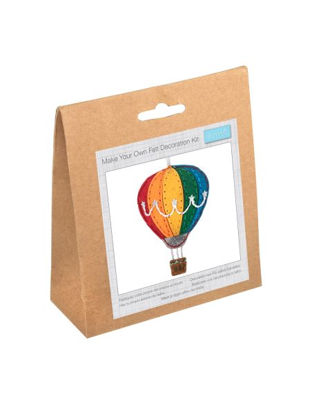 Kit de decoración de fieltro: Globo aerostático