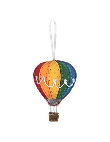 Kit de decoración de fieltro: Globo aerostático