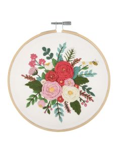 Kit de bordado - Ramo de rosas
