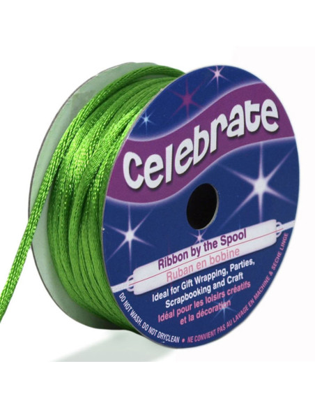 Cordón cola de ratón Celebrate verde - 2 mm x 10 metros