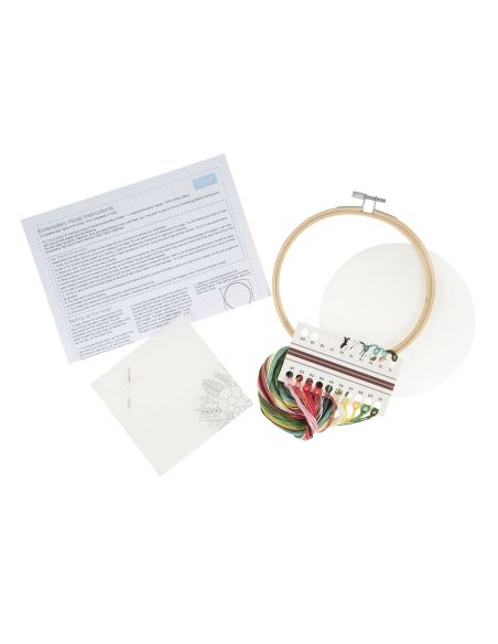 Kit de bordado - Ramo de rosas