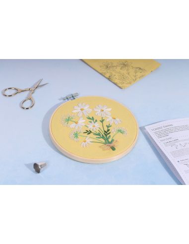 Kit de bordado - Margaritas