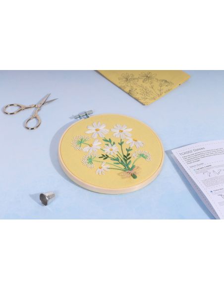 Kit de bordado - Margaritas