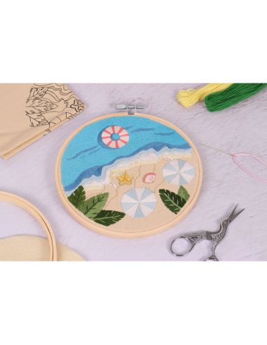 Kit de bordado - Playa