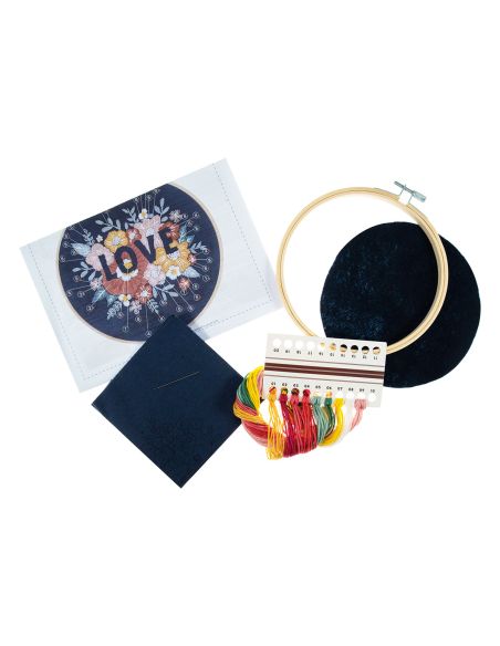 Kit de bordado - Amor
