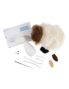 Kit de fieltro con aguja - Perro 2