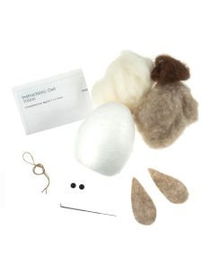 Kit de fieltro con aguja - Búho 2