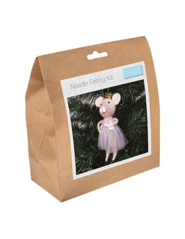 Kit de fieltro con aguja - Ratón