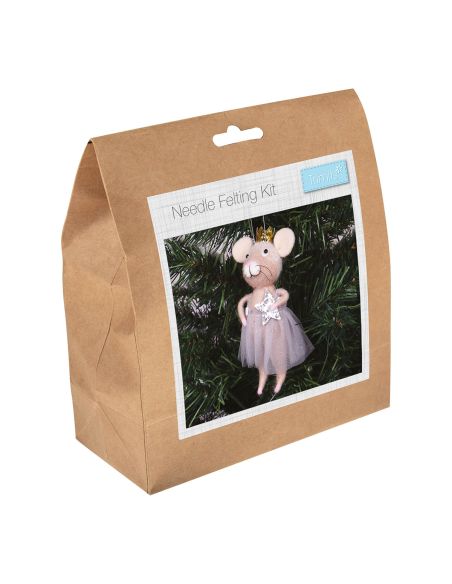 Kit de fieltro con aguja - Ratón