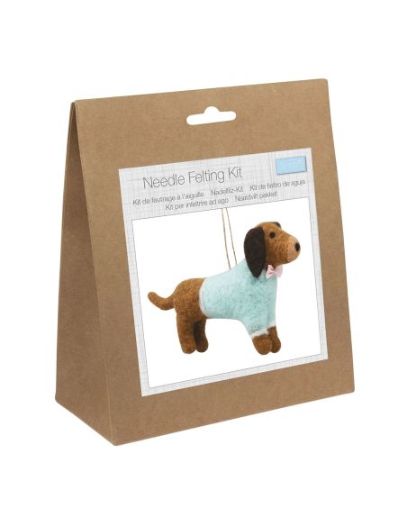 Kit de fieltro con aguja - Dachshund