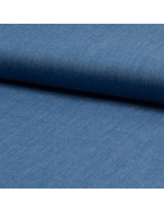 Tela chambray - Azul