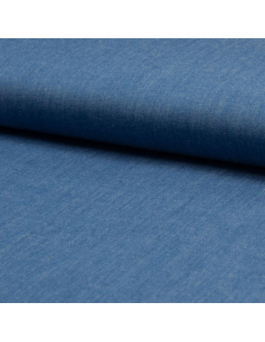 Tela chambray - Azul