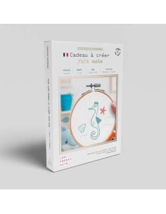 Kit de bordado French'kits - Caballito de mar 2
