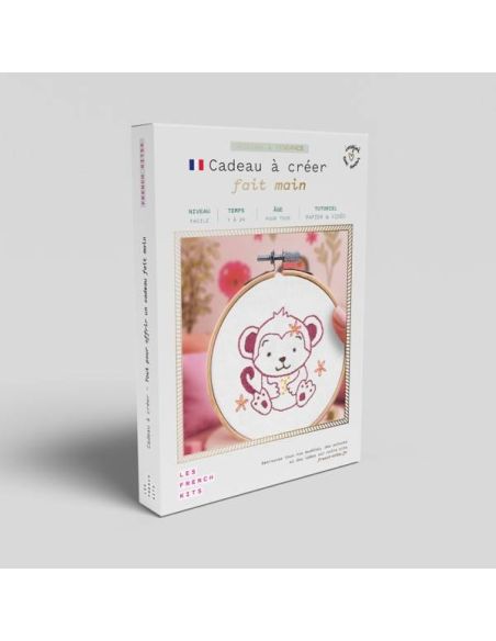 Kit de bordado French'kits - Bebé mono