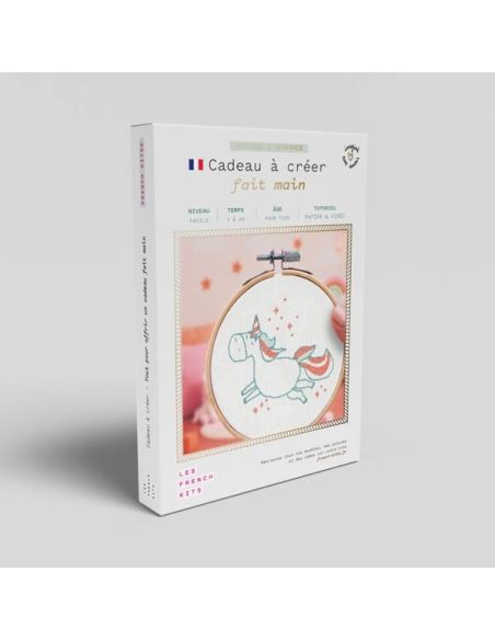 Kit de bordado French'kits - Unicornio