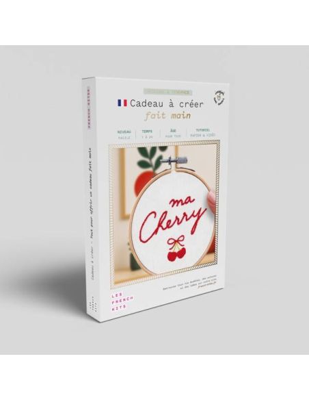 Kit de bordado French'kits - Ma cherry