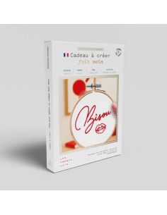 Kit de bordado French'kits - Beso 2