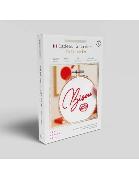 Kit de bordado French'kits - Beso